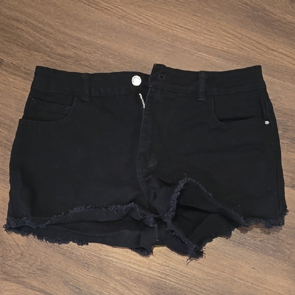 Primark Black Denim Jean Shorts